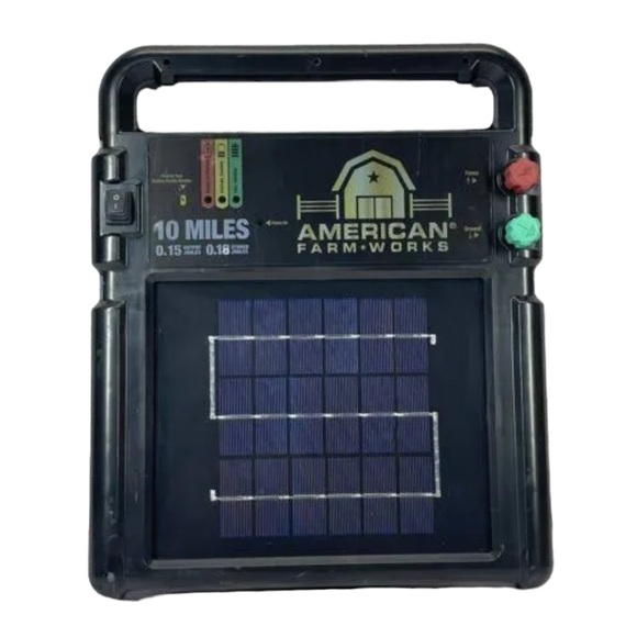 American Farmworks Other Mile Solar Fence Charger Includes Mounting